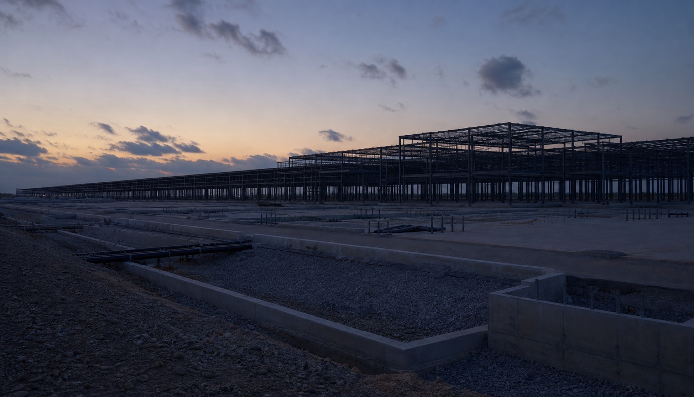 Bet three is the weak one. This is what the money buys before it earns anything: steel, concrete and empty pads. The loan is the same size whether the machines inside are busy or idle and at xAI, about nine chips in ten sit idle.